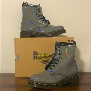 1460 Gunmetal Rainbow Dr. Martens size 9
